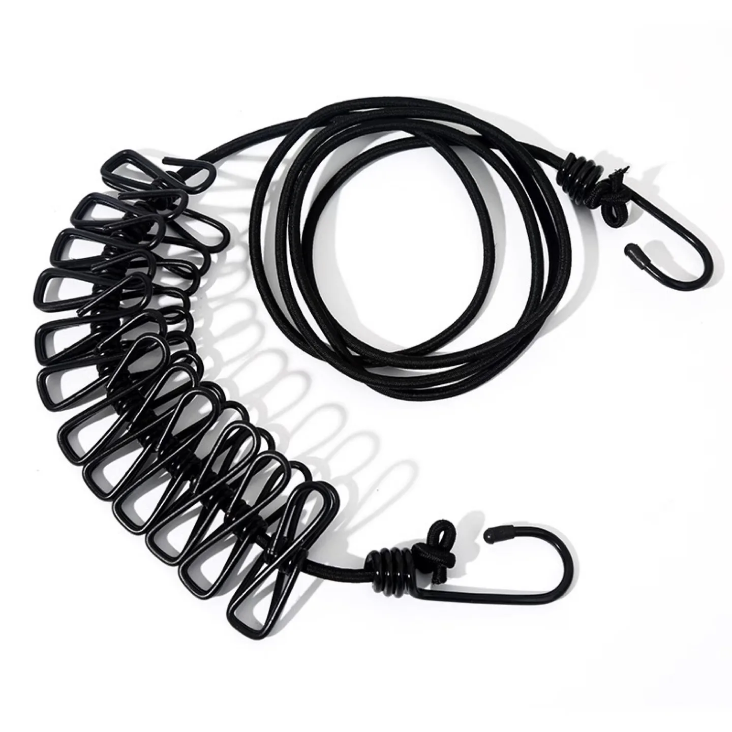 Portable Clothesline with 12 Clips