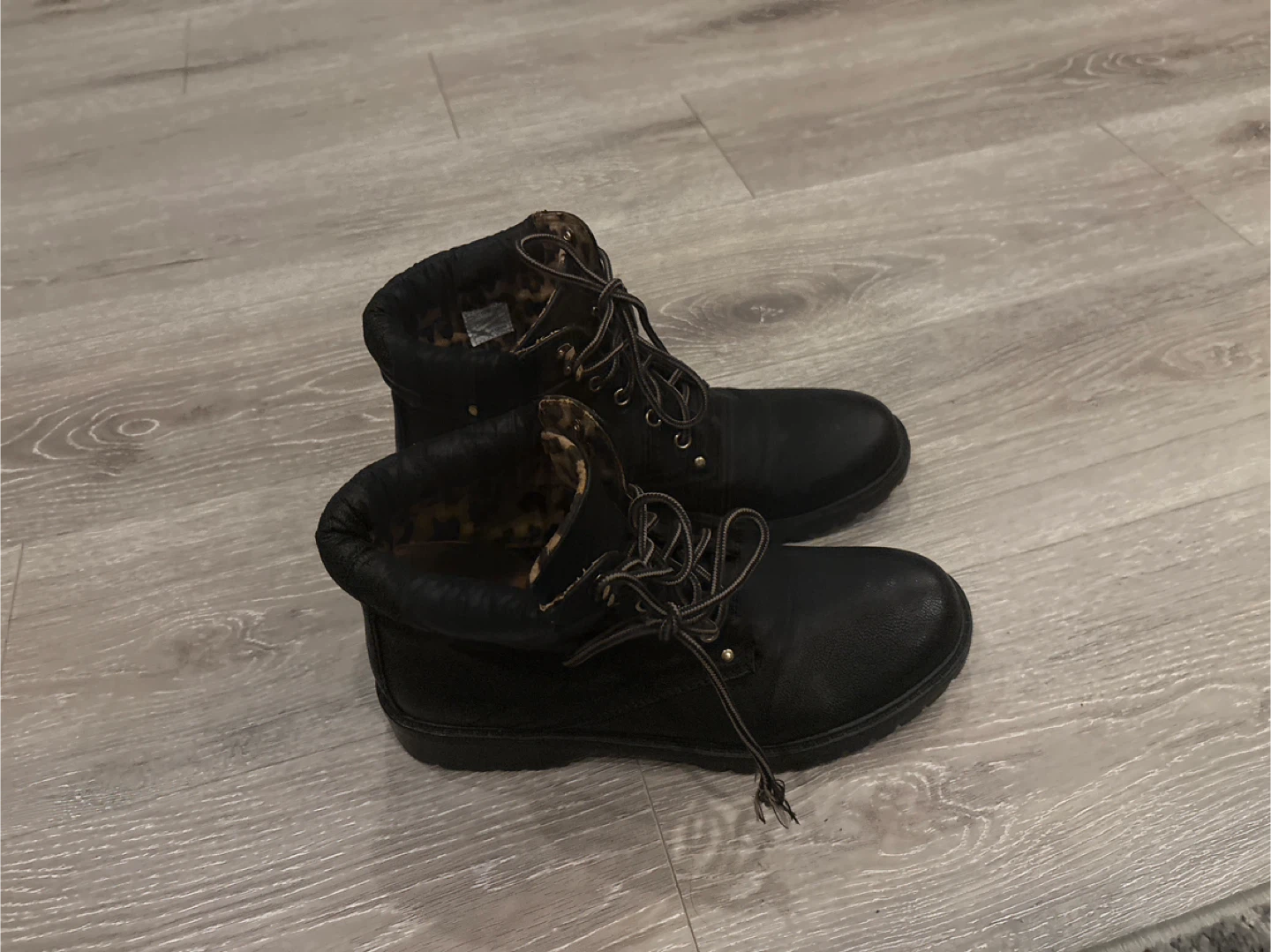 Black Ankle Boots, Size 11 - photo 5