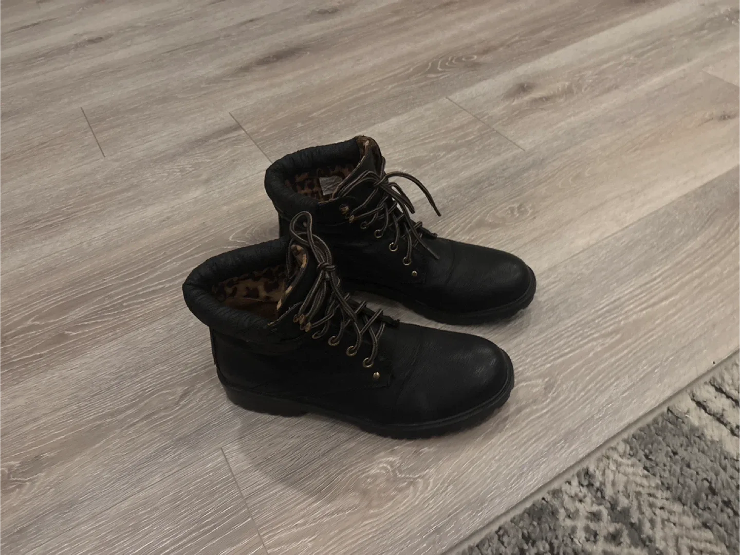 Black Ankle Boots, Size 11 image indicator(3)