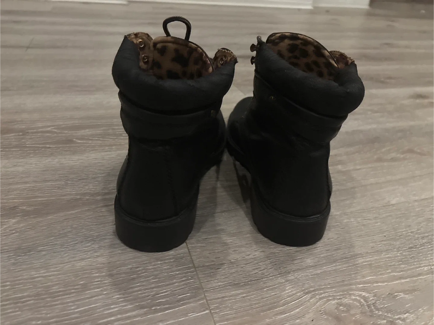 Black Ankle Boots, Size 11 image indicator(7)