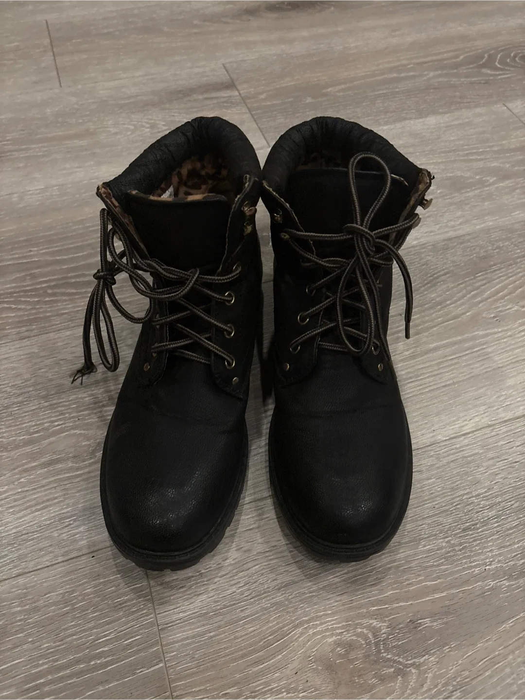 Black Ankle Boots, Size 11 image indicator(9)