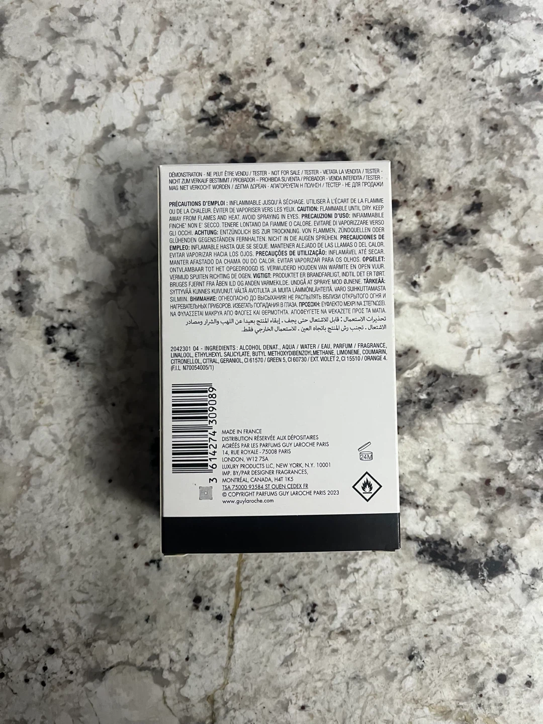 Drakkar Bleu Guy Laroche 100ml Tester - photo 2