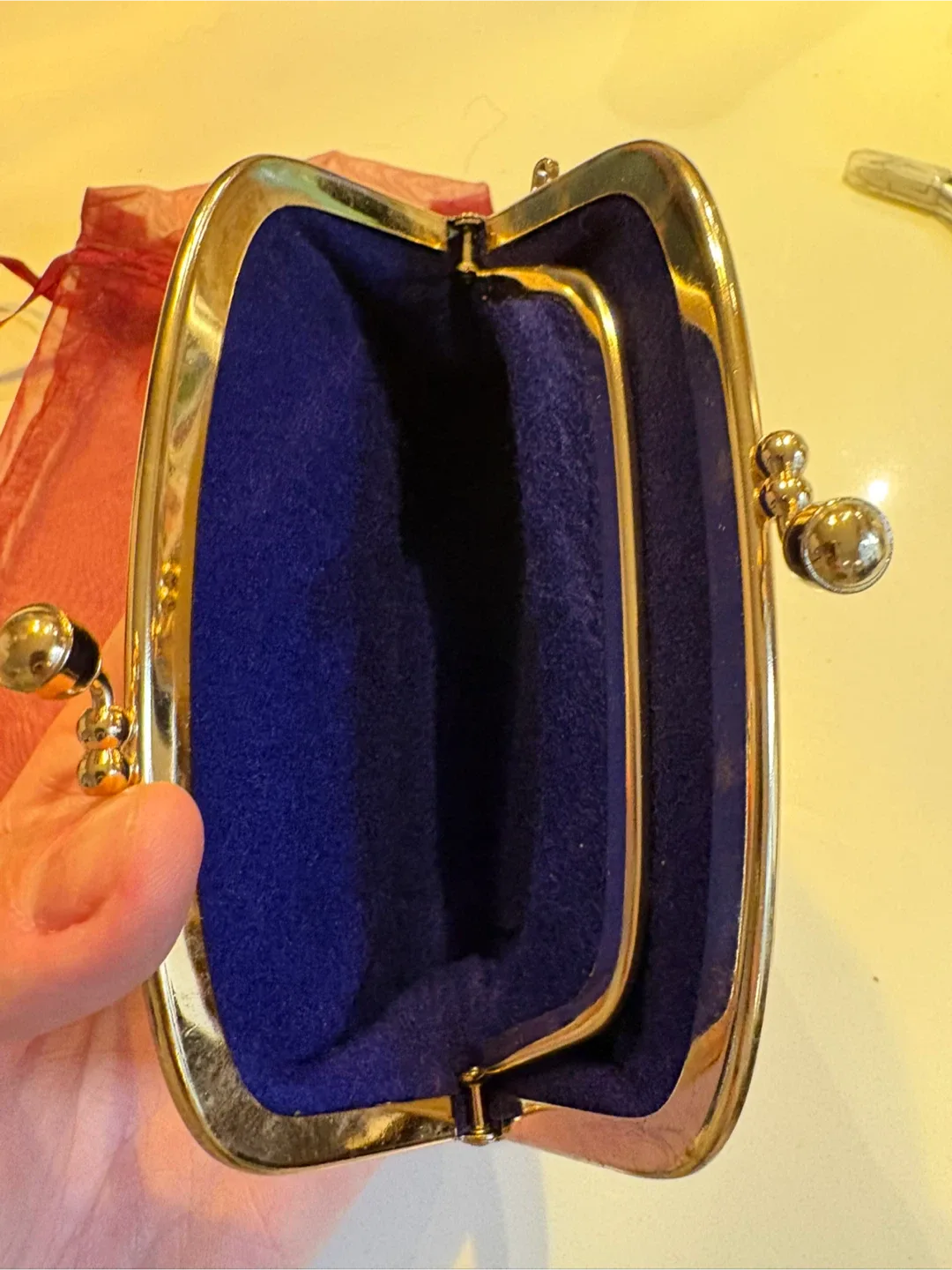 Floral Coin Purse with Drawstring Bag image indicator(3)