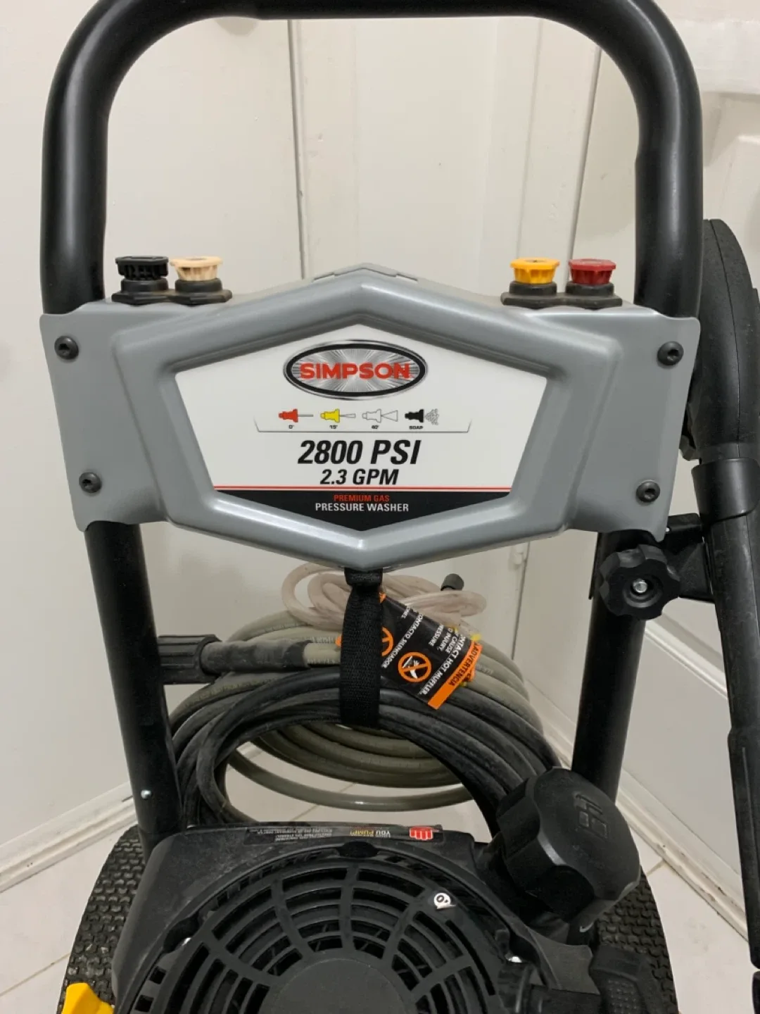 Simpson 2800 PSI Pressure Washer image indicator(6)