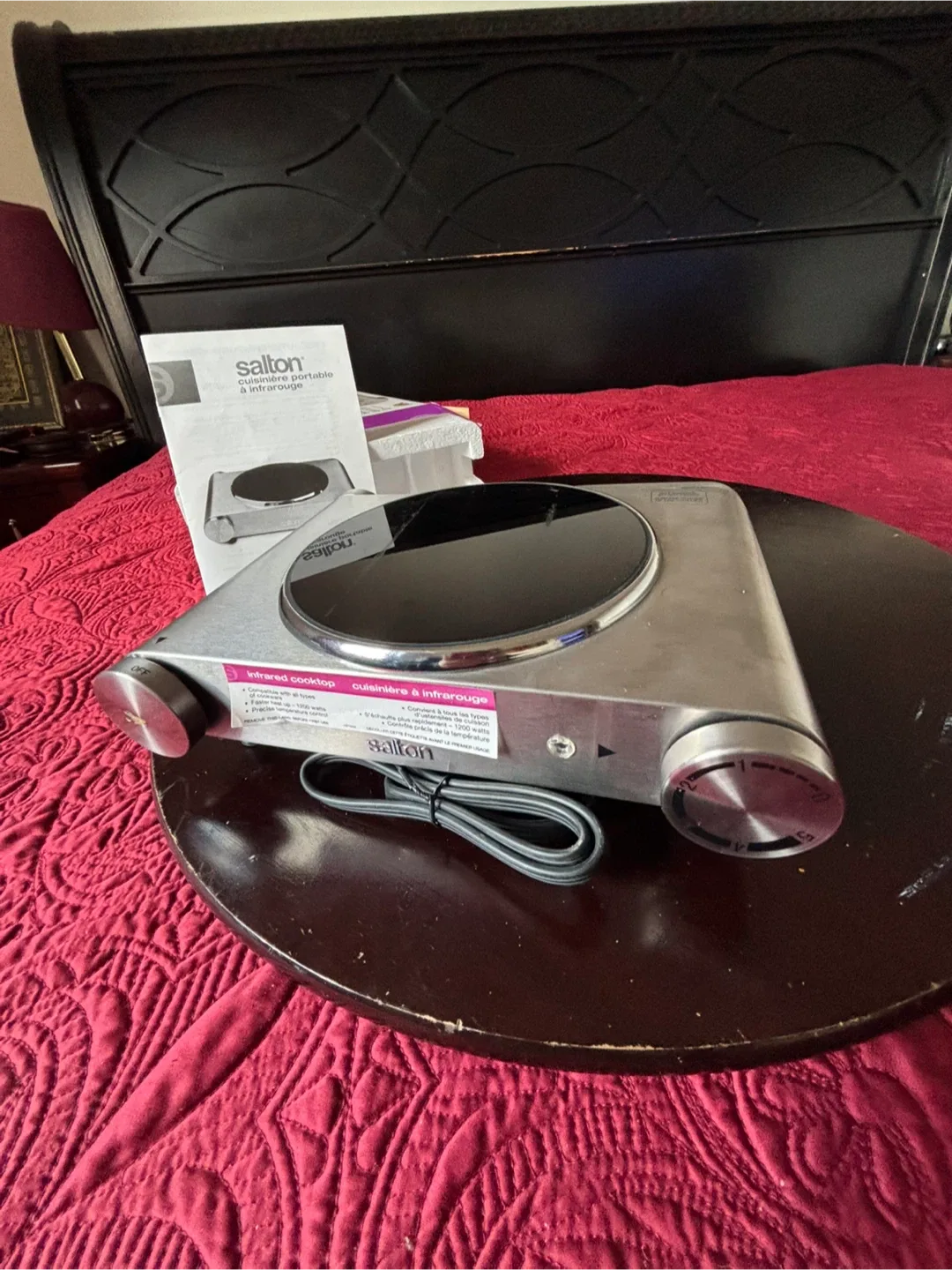 Salton Portable Infrared Cooktop