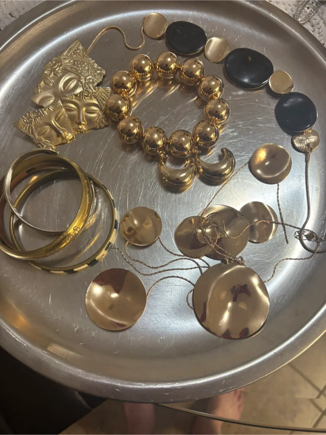 Gold Tone Costume Jewellery Lot