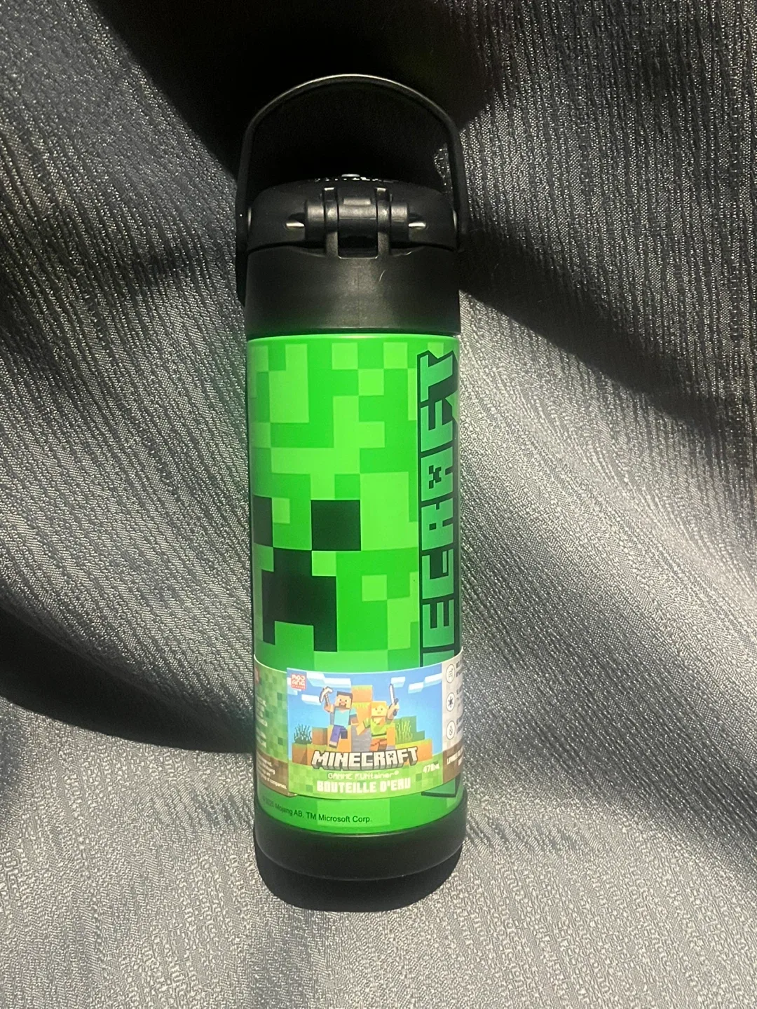 Minecraft Creeper Kids Water Bottle - 470ml