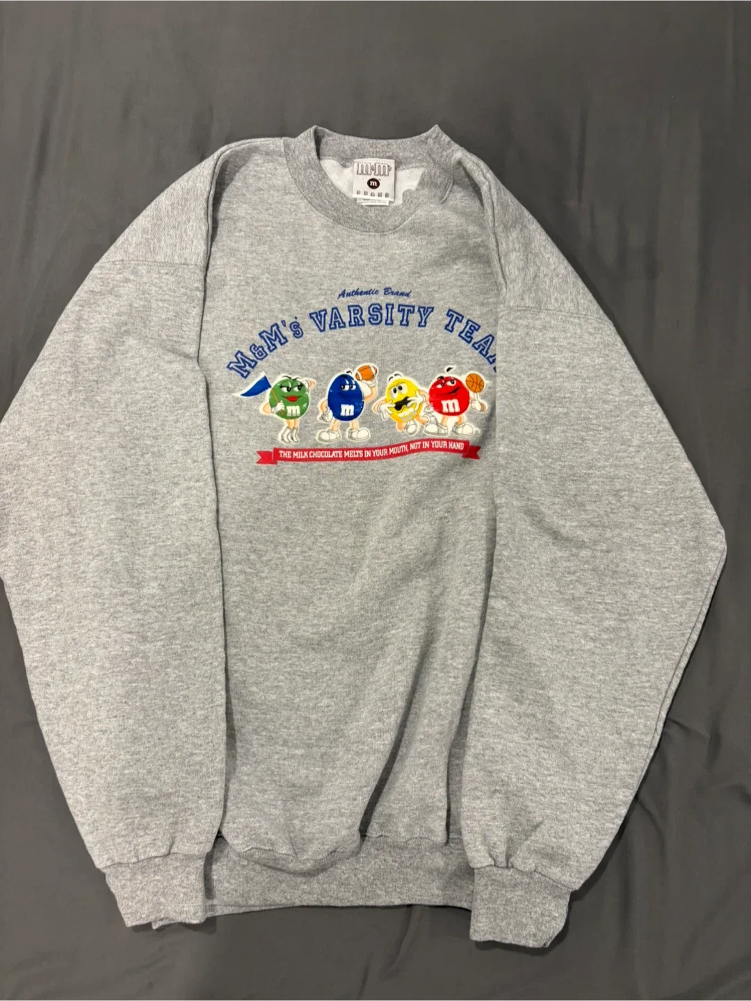 Vintage M&M's Varsity Team Sweatshirt