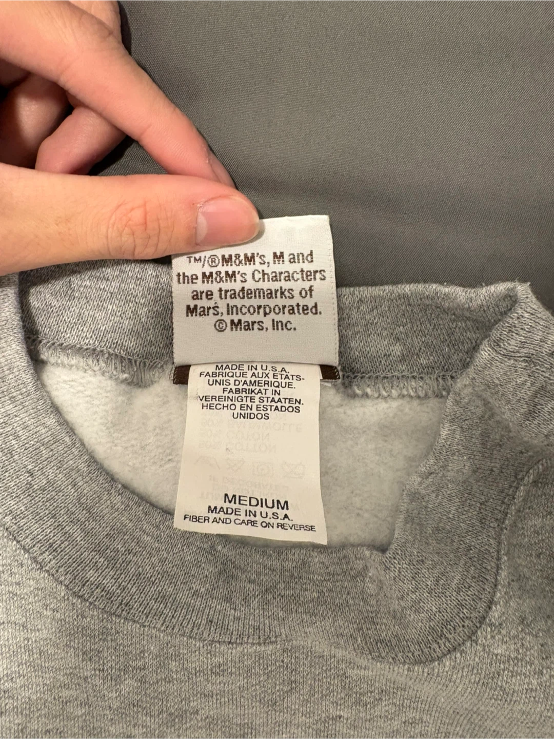 Vintage M&M's Varsity Team Sweatshirt - photo 2