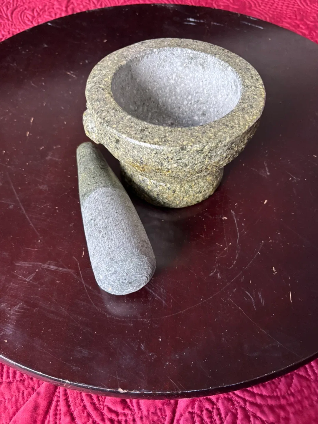 Granite Mortar and Pestle
