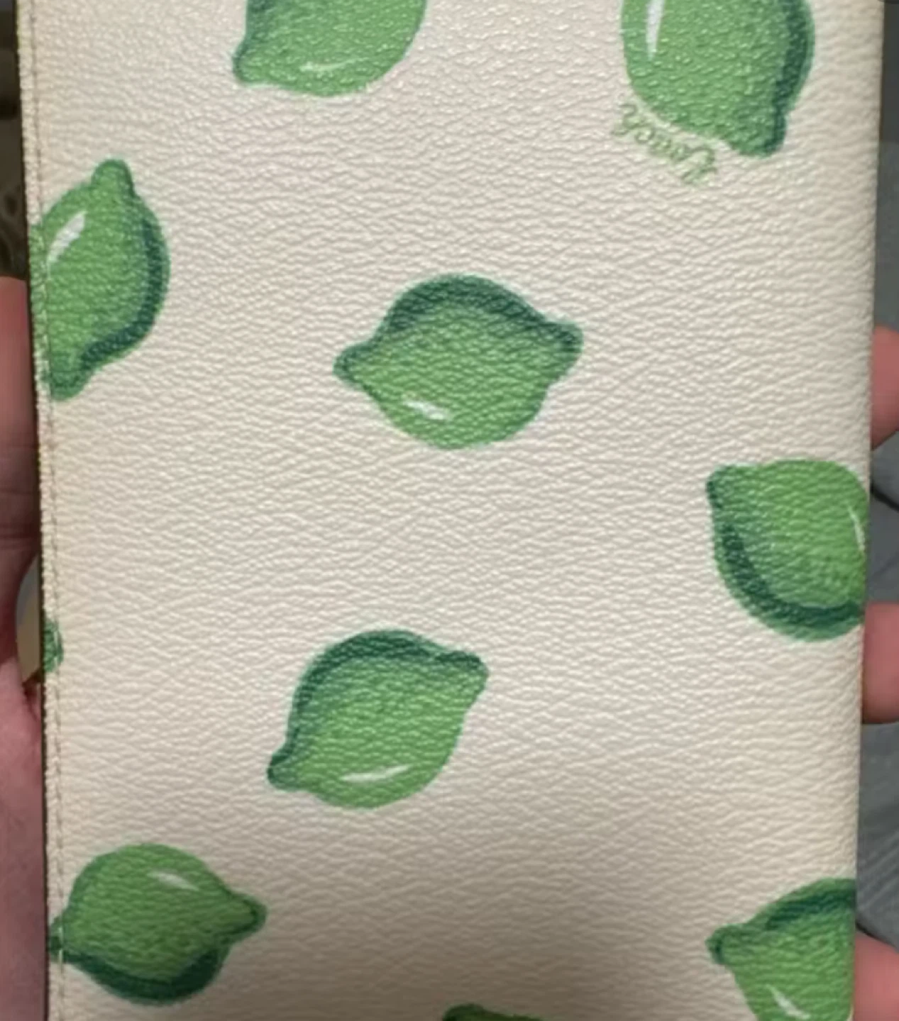 Coach Passport Holder - Lime Print - photo 2