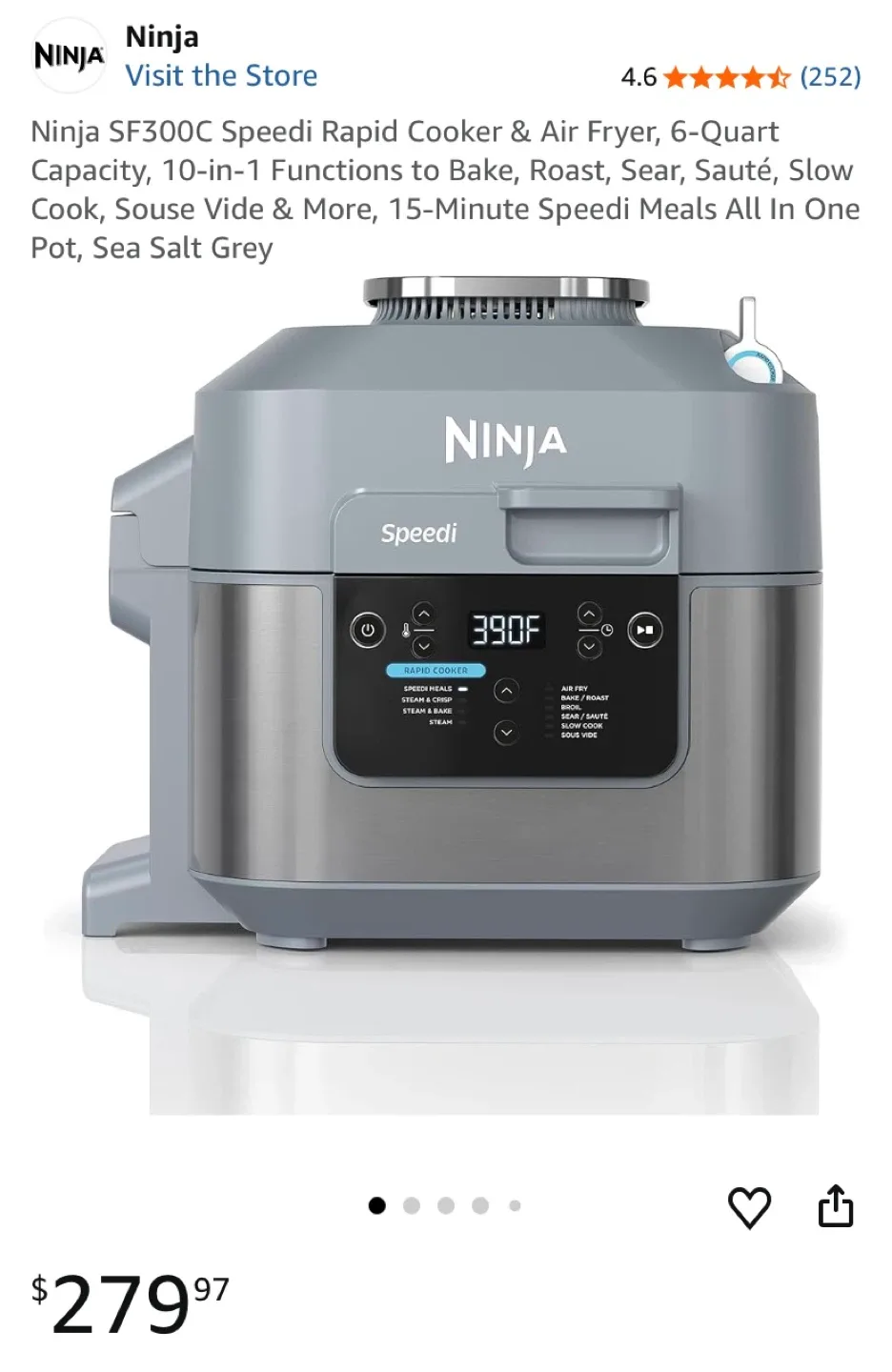 Ninja Speedi Rapid Cooker & Air Fryer image indicator(2)