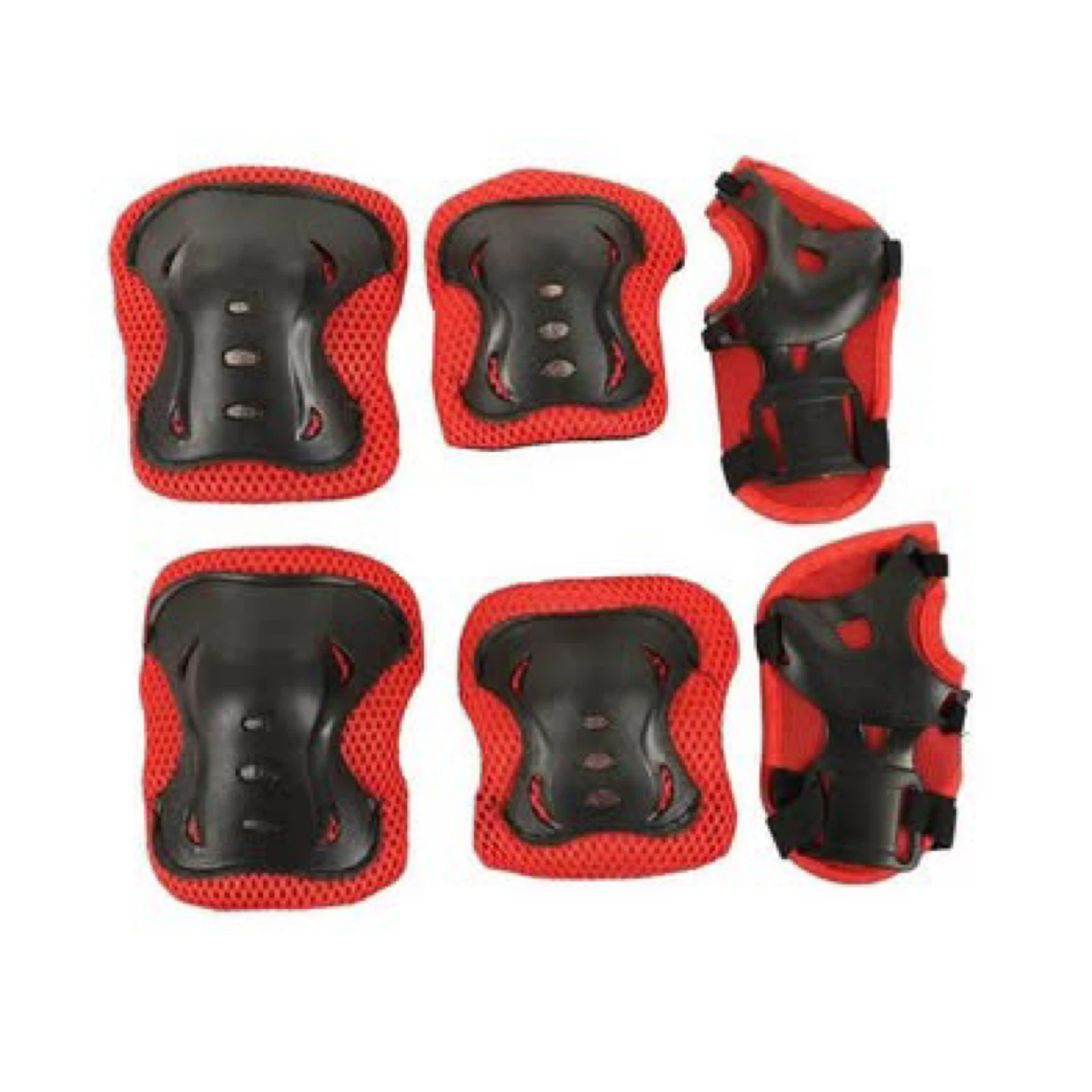 Red Kids' Protective Gear Set: Helmet & Knee/Elbow Pads - photo 3