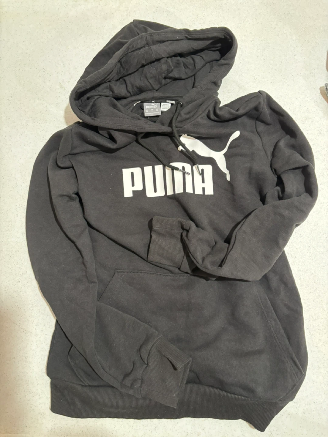 Puma Black Hoodie - Size M