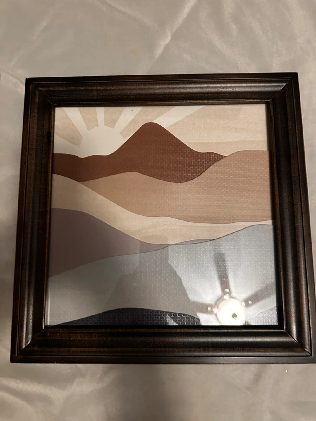 Framed Mountain Landscape Art