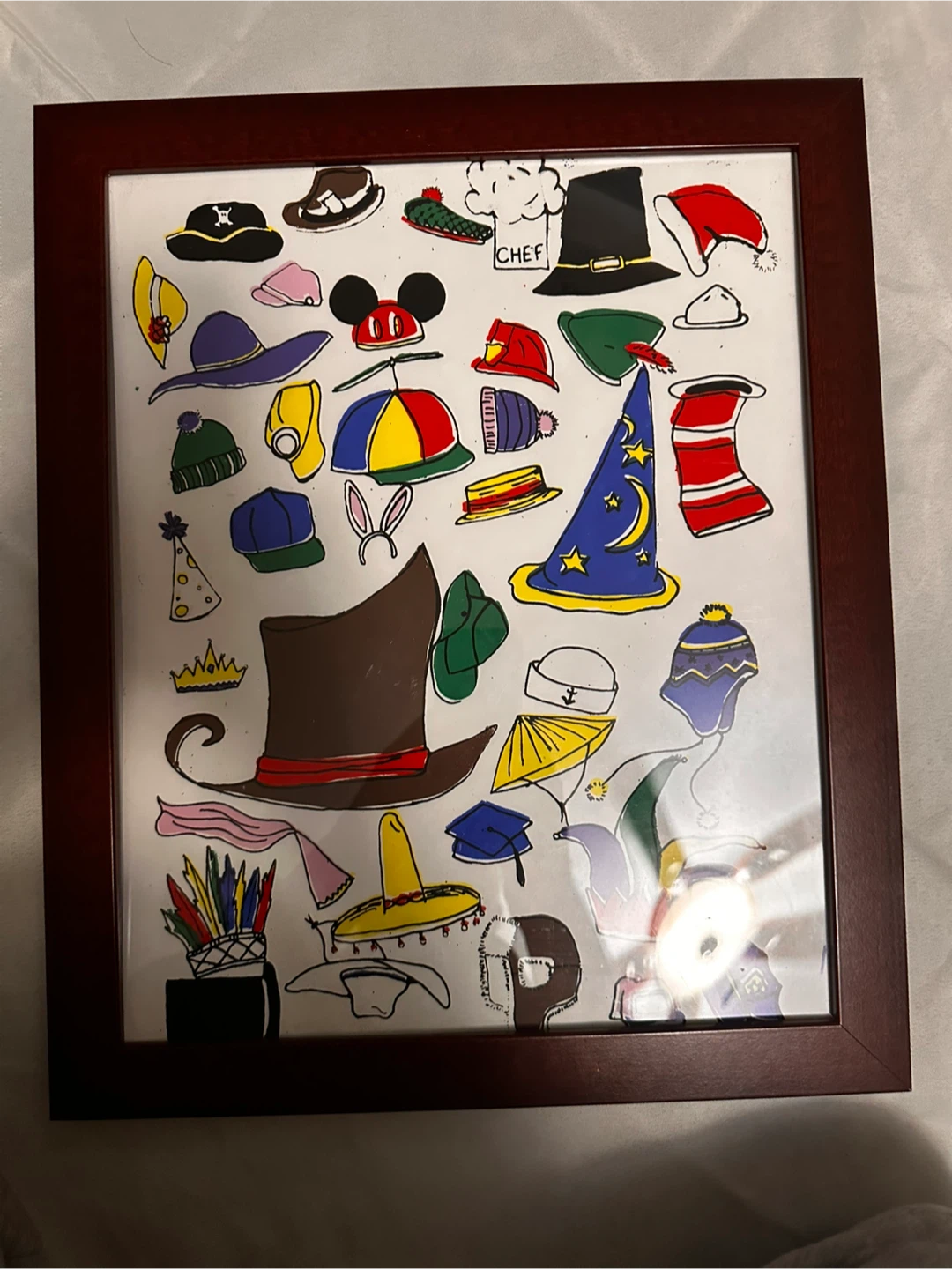 Framed Hat Art