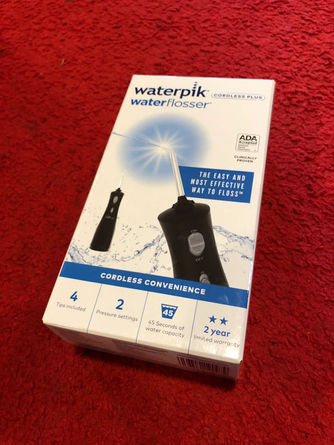 Waterpik Cordless Plus Water Flosser - New in Box!