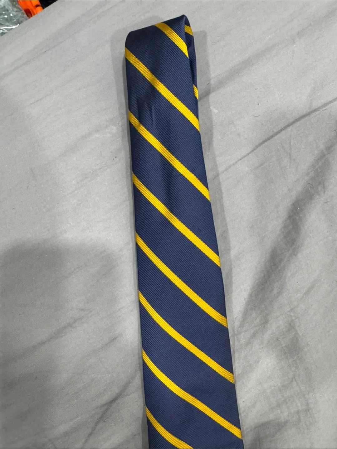 Polo Ralph Lauren Navy & Gold Striped Tie