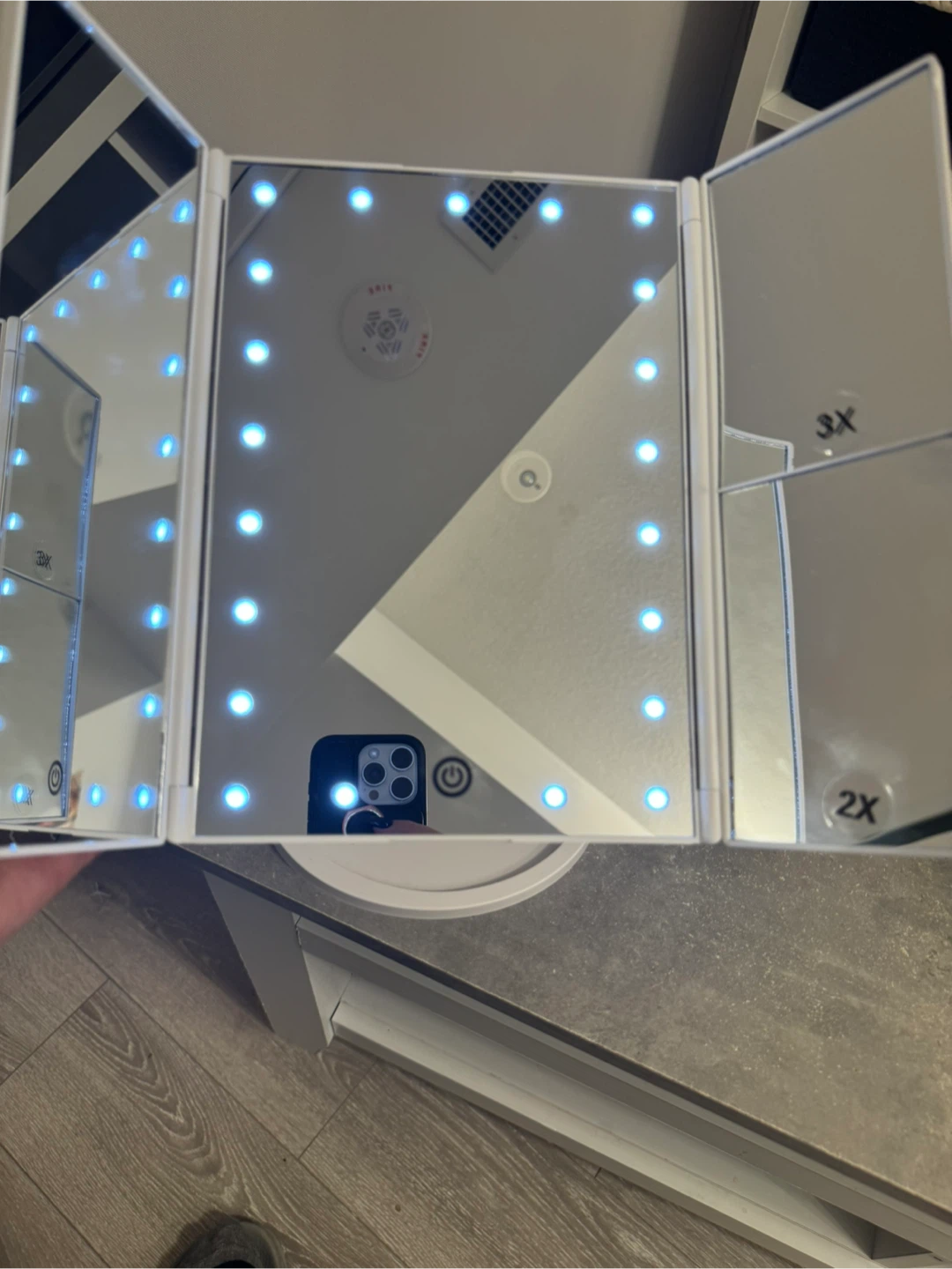 LED Lighted Makeup Vanity Mirror