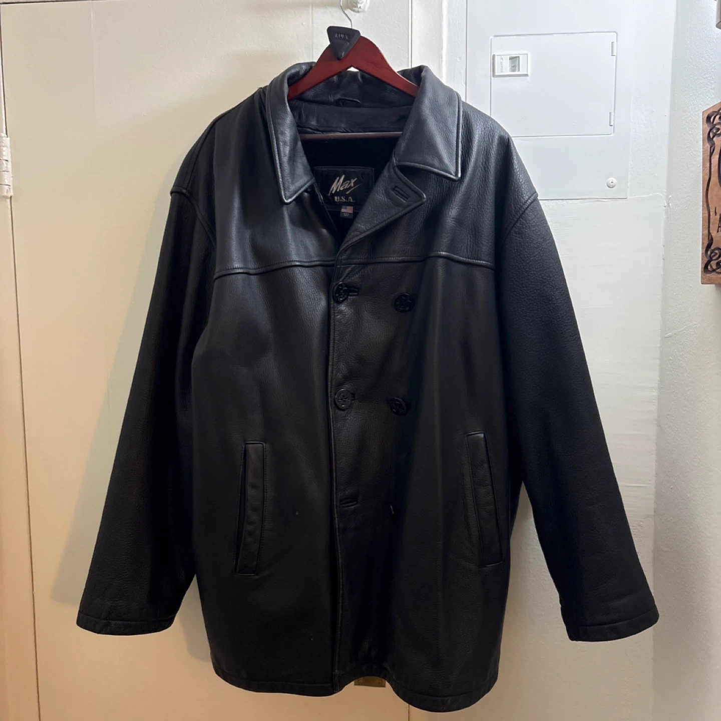 Men's Professional Leather Black Jacket