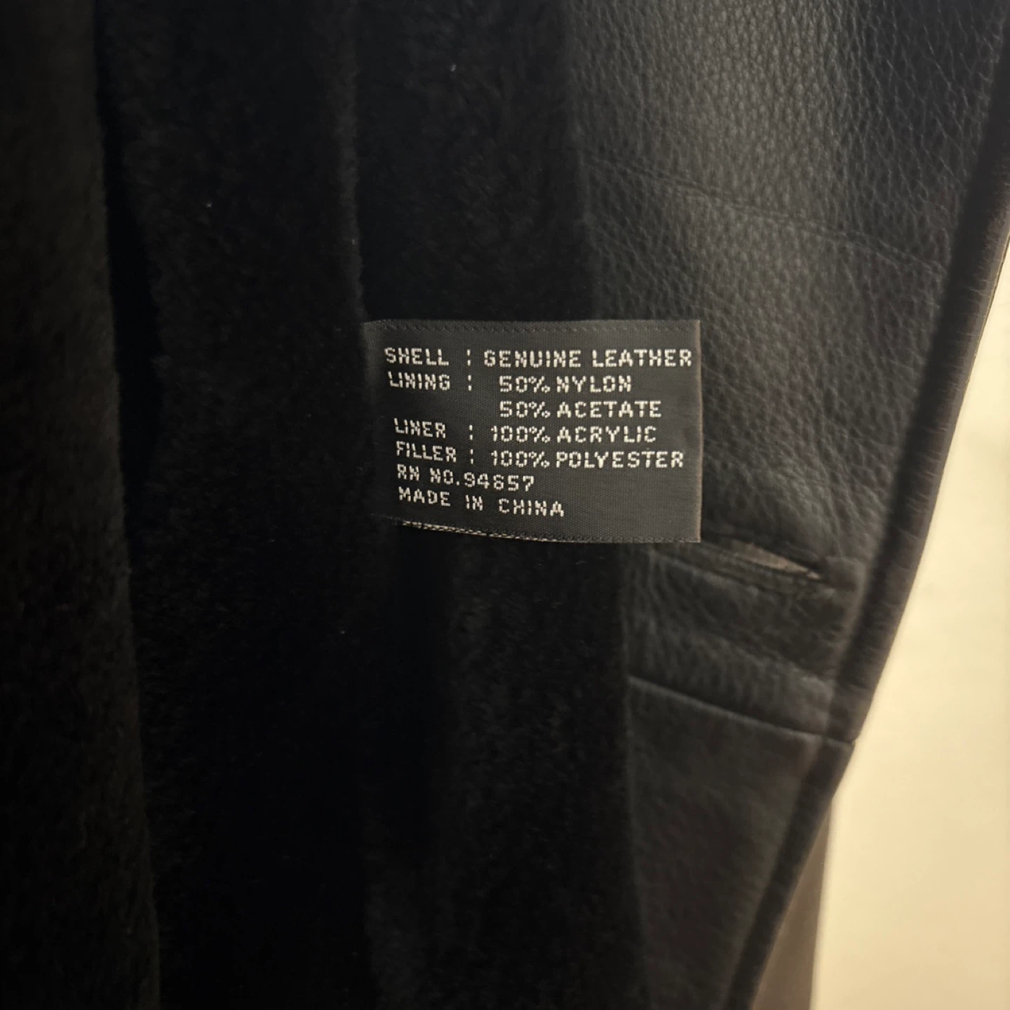 Men's Professional Leather Black Jacket - photo 4