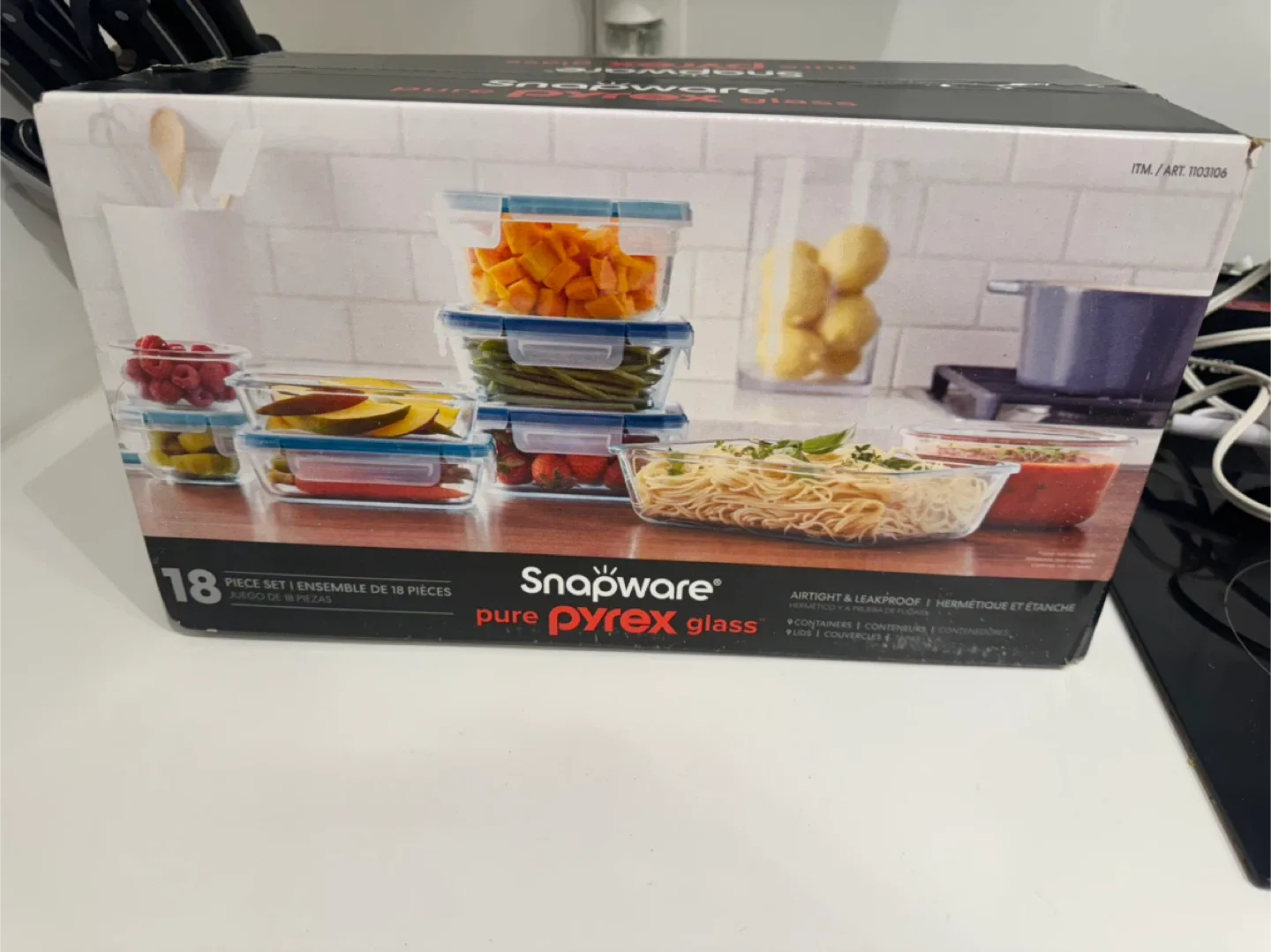 Snapware Pure Pyrex Glass 18-Piece Set