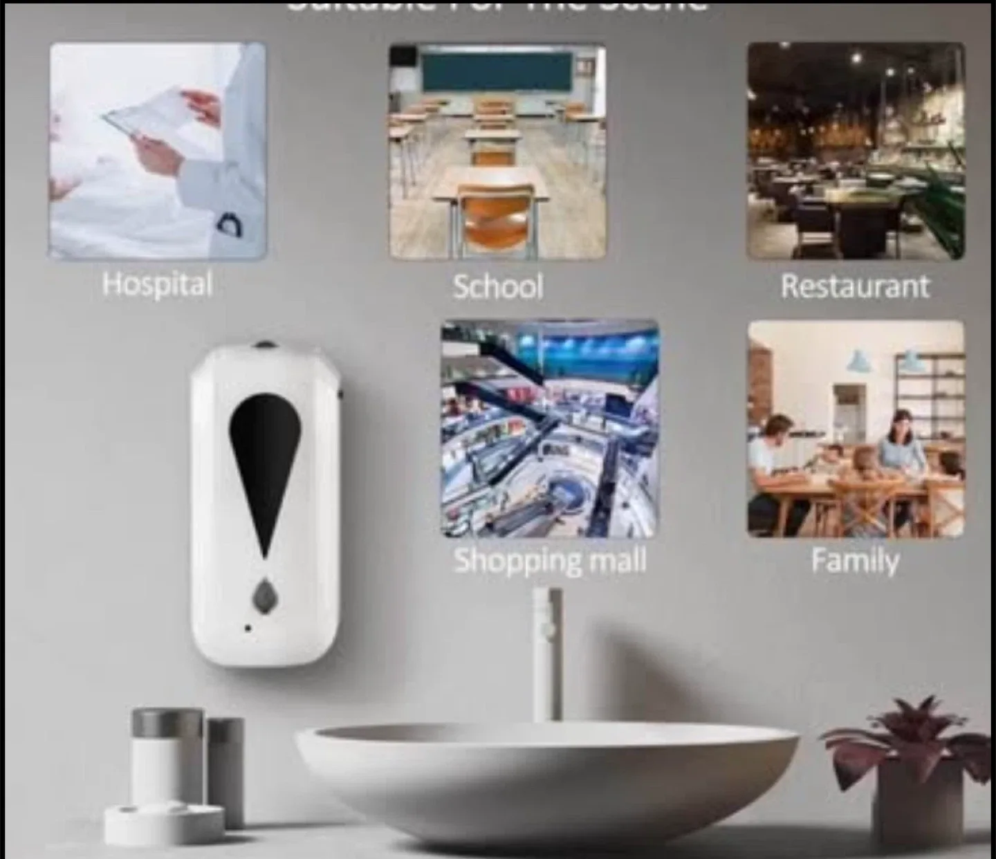 Automatic Soap Dispenser - White image indicator(2)