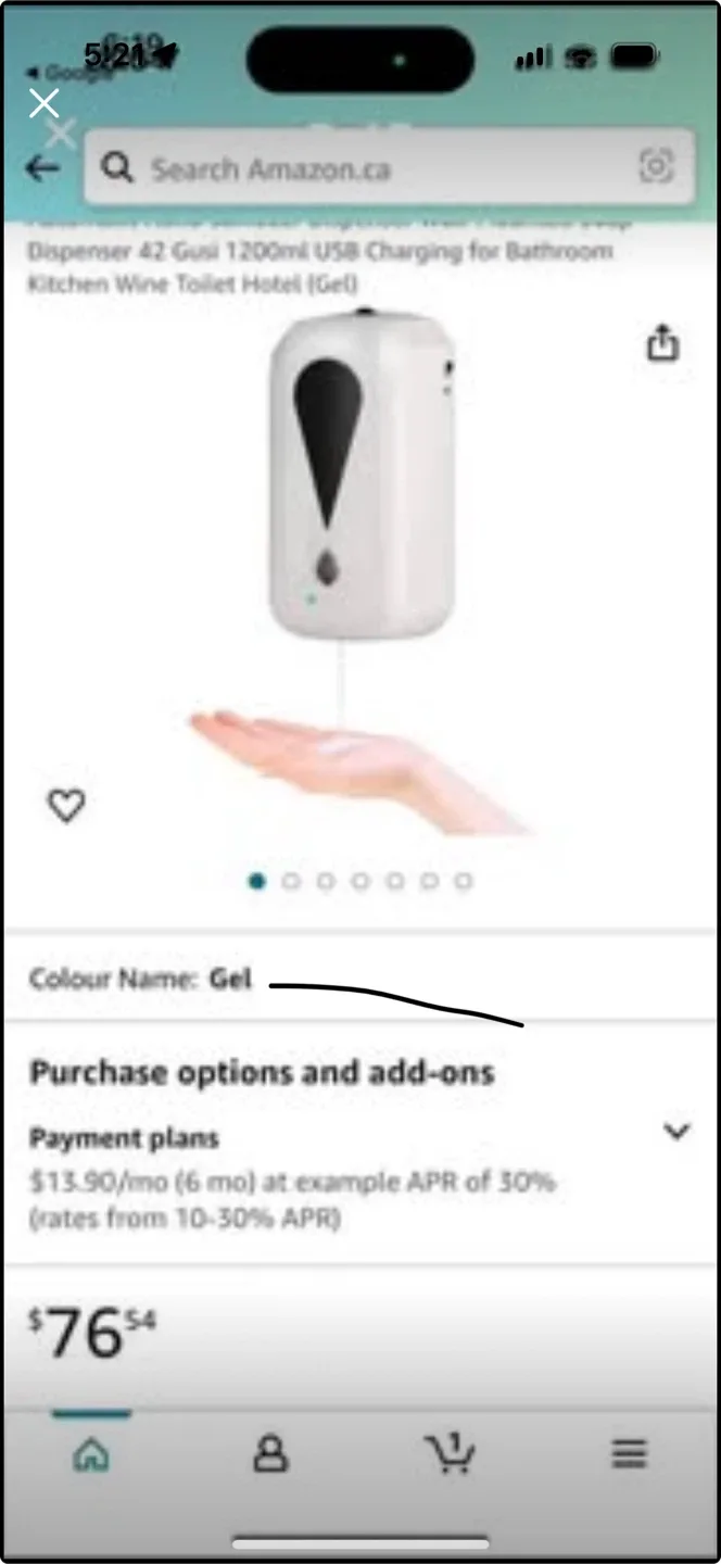 Automatic Soap Dispenser - White image indicator(7)