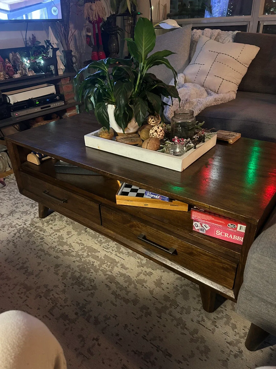 Urban Barn Coffee Table - Dark Wood