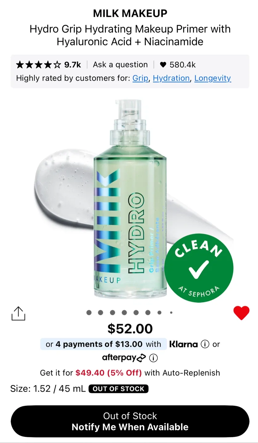 Milk Makeup Hydro Grip Hydrating Primer image indicator(2)