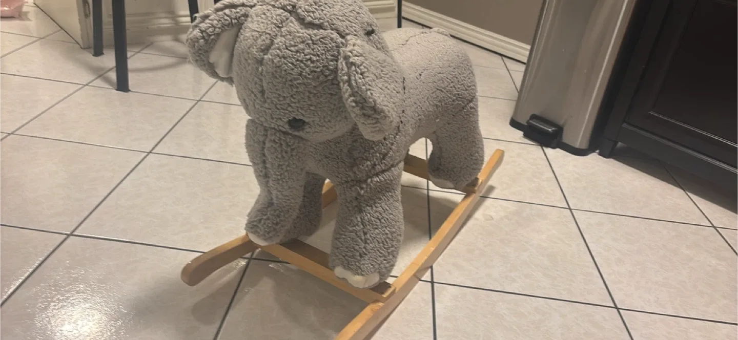 Kids Elephant Rocker ( pick up only )