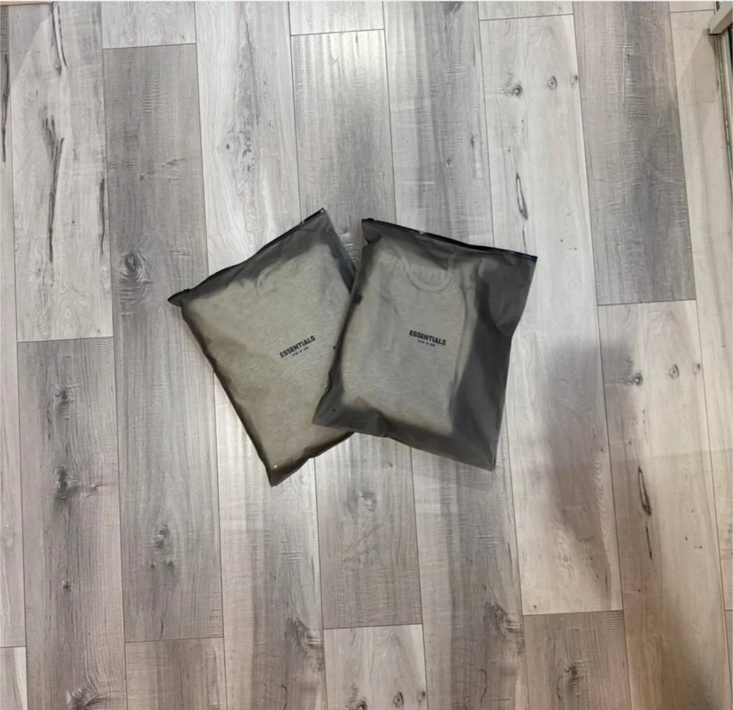 Essentials Fear Of God Light Oatmeal Hoodie & Sweatpants Set image indicator(4)