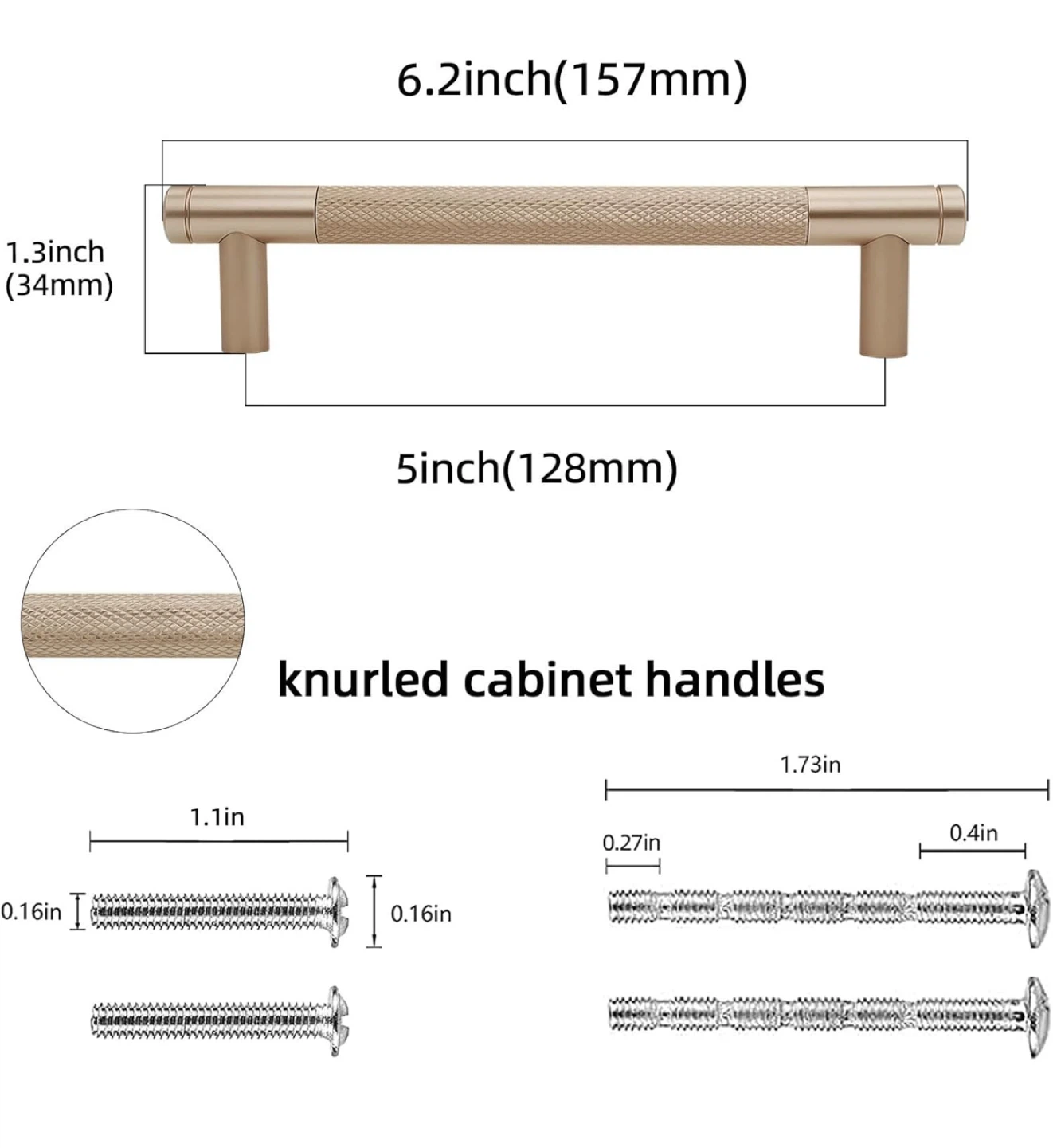 New 6 pack Cabinet Handles - 5 inch - photo 3