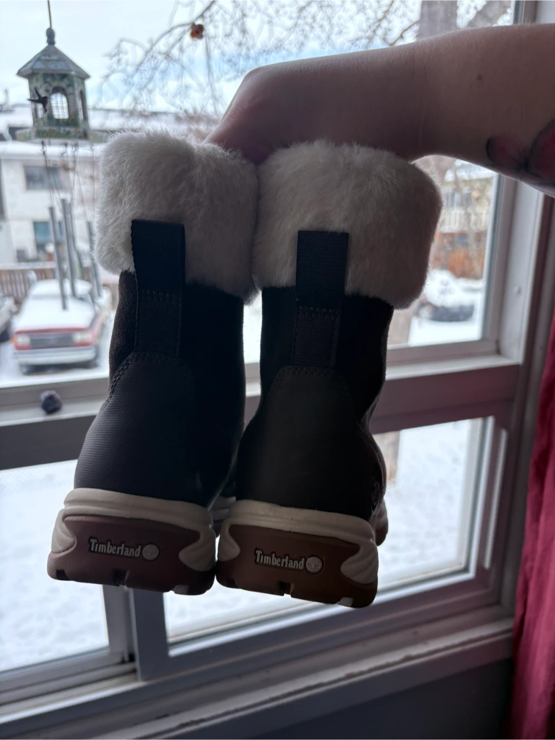 Timberland Brown Winter Boots women’s size 9 - photo 2