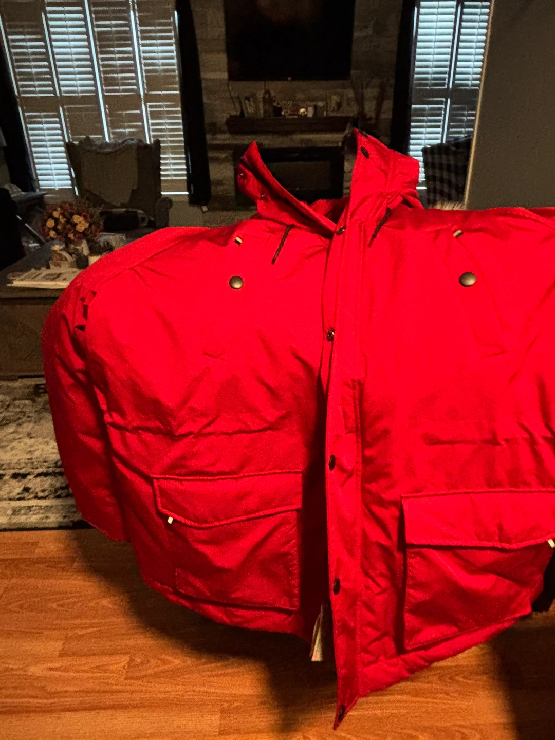 Womens Canadiana 3XL Red Winter Jacket