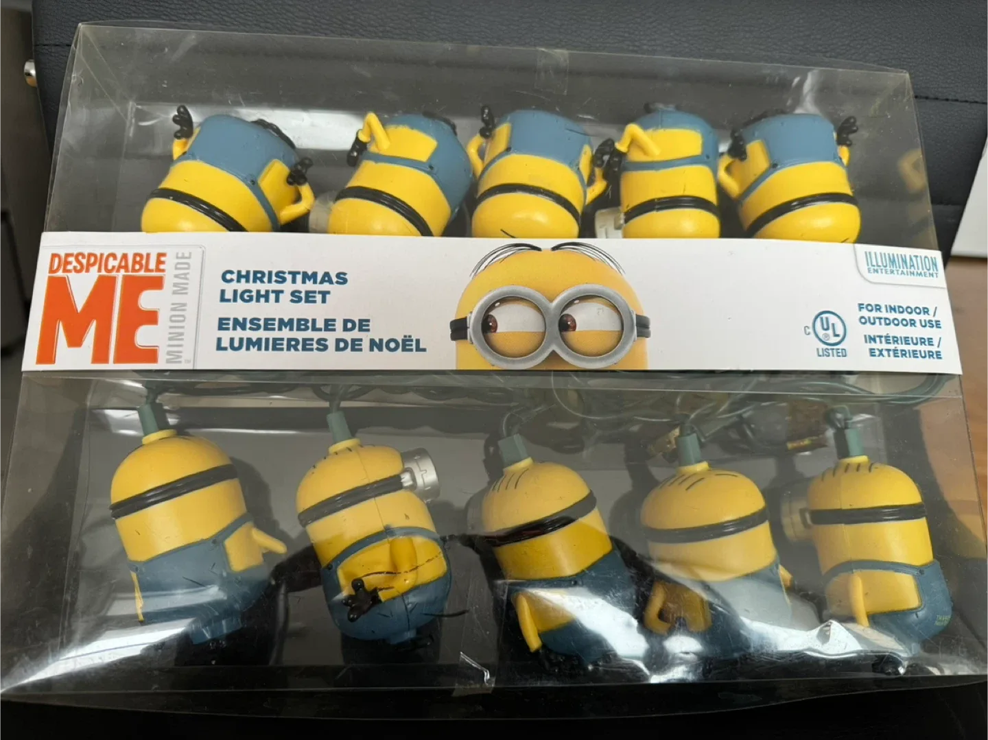 Despicable Me Minion Christmas Light Set - New