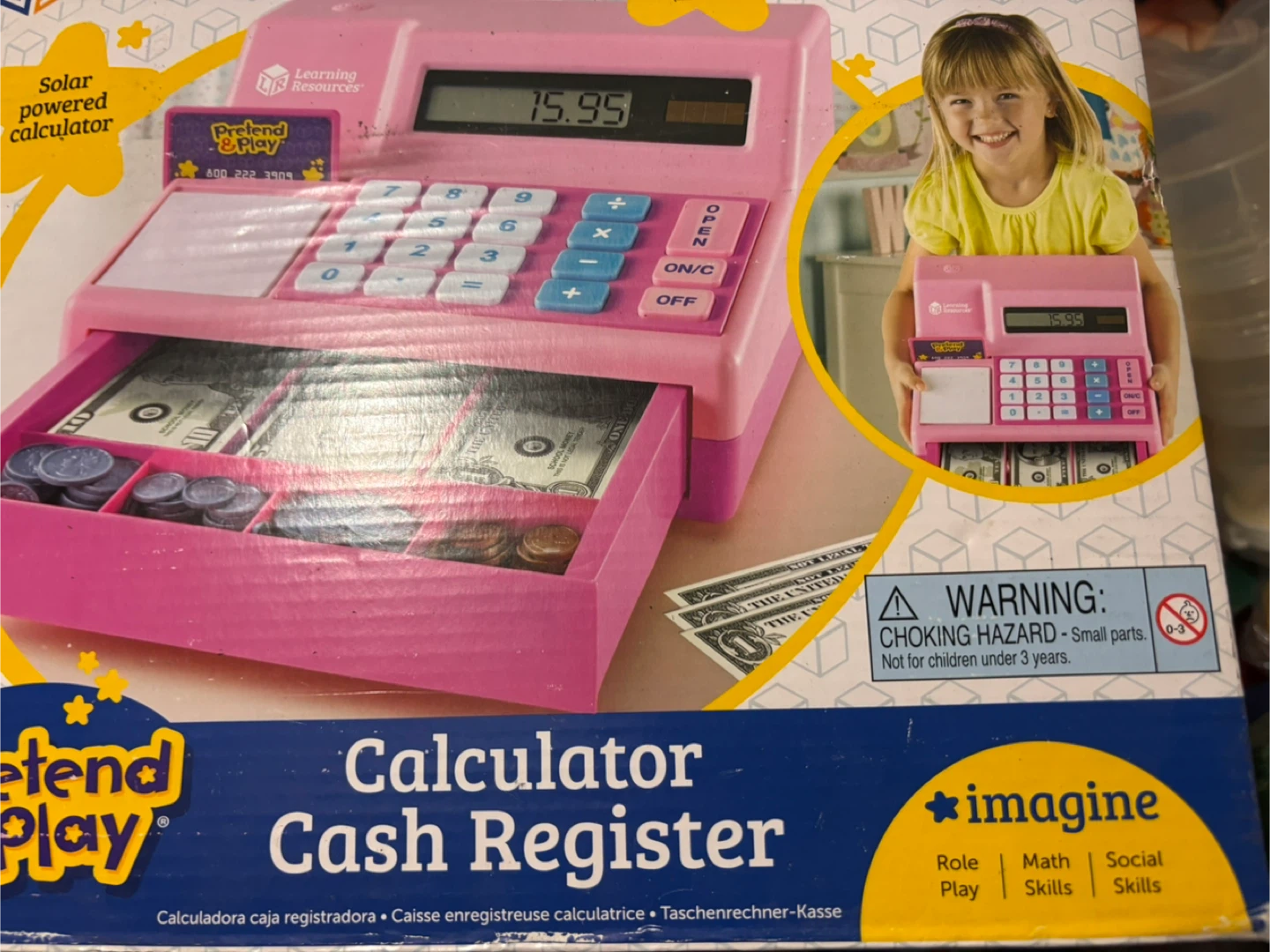 New Learning Resources Pretend & Play Cash Register - photo 2