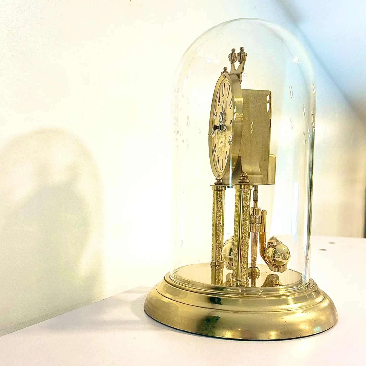 Birks Anniversary Clock West Germany – Glass Dome image indicator(8)