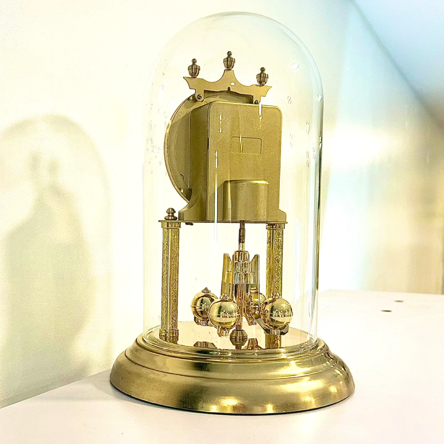 Birks Anniversary Clock West Germany – Glass Dome image indicator(9)