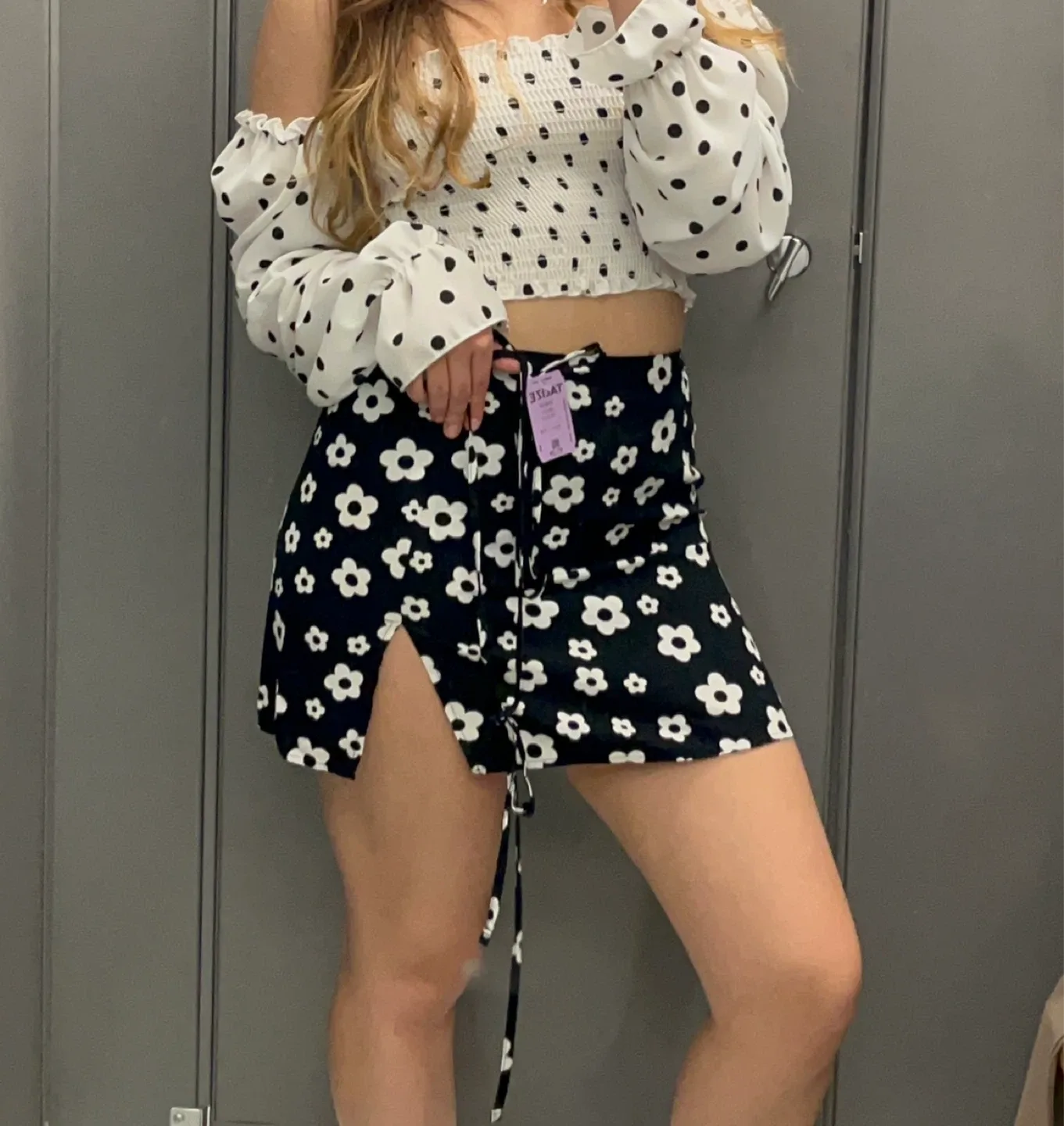 Streetwear Society Floral Mini Skirt - Size M