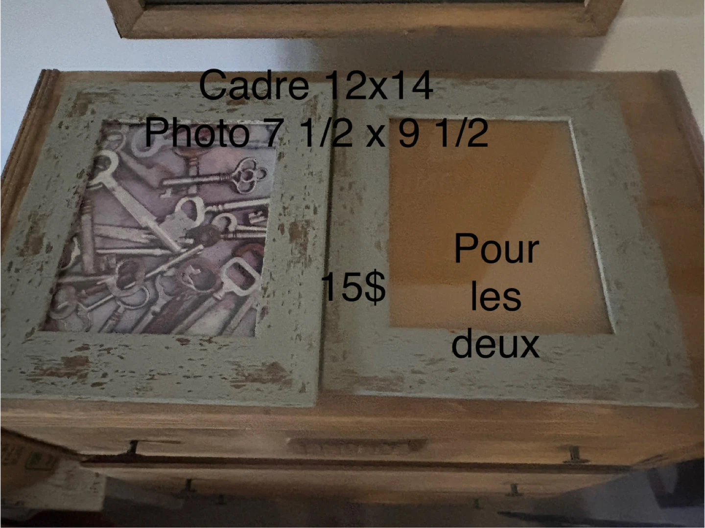 Lot de 5 cadres+2 cadres photo+cadre en bois - photo 3