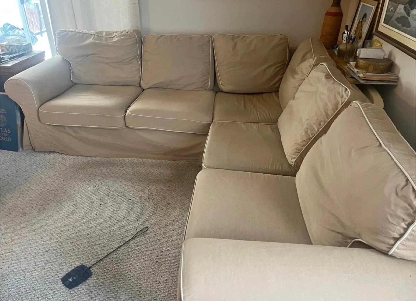 Beige Sectional Sofa
