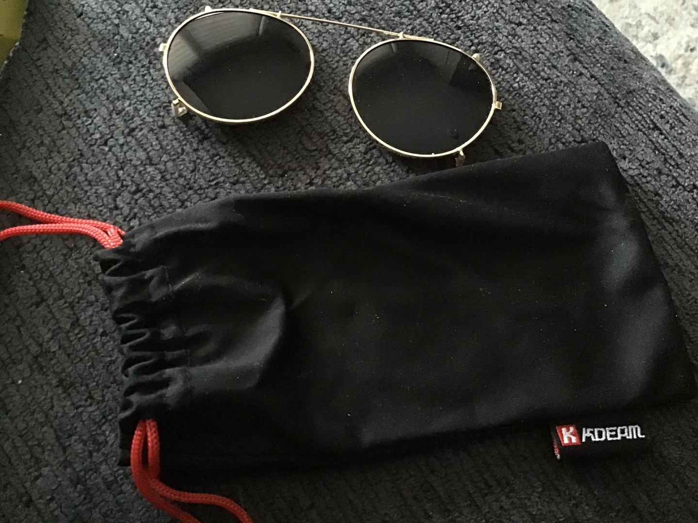 KDEAM Round polarized Sunglasses with Case - photo 3
