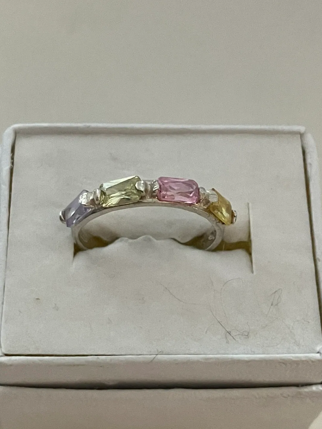 Gemstones 925 Sterling Silver ring, Size 6 image indicator(7)