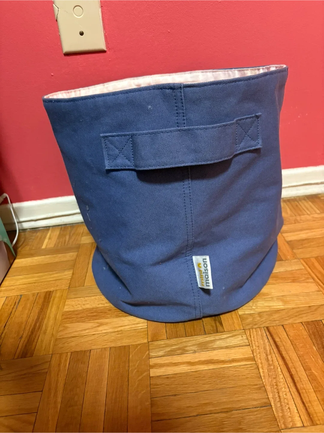 Small Maison Blue Storage Bin/toy basket