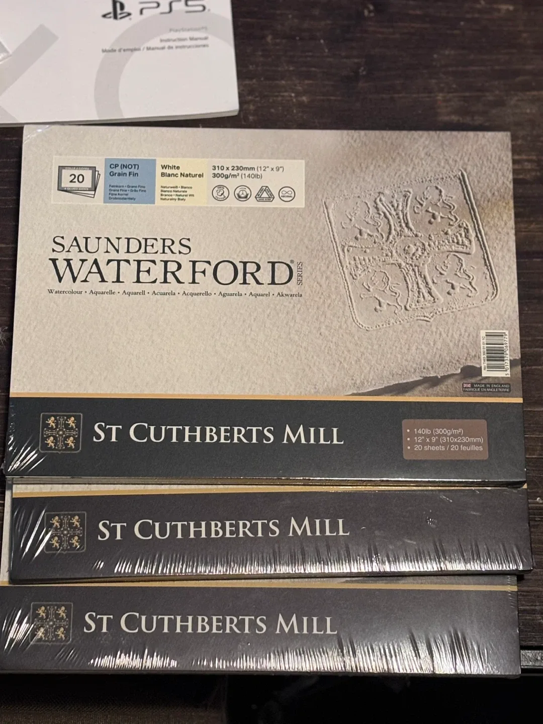 Saunders Waterford® 9" x 12" CP Surface Watercolour Paper Block