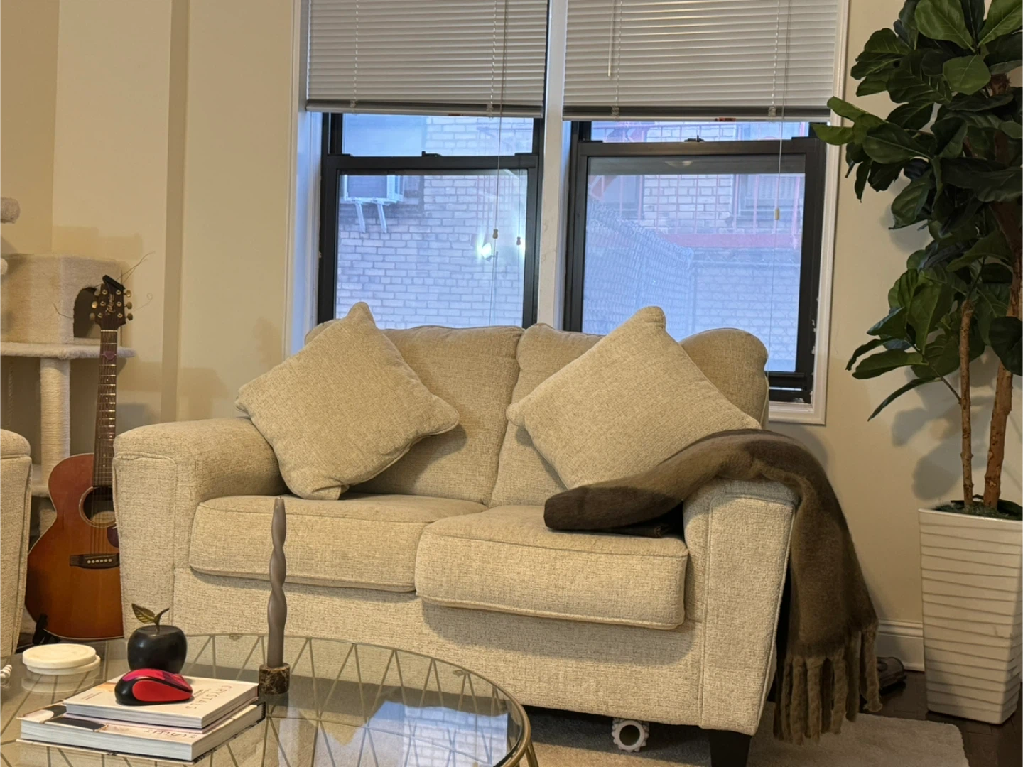 Beige sofa set of 2 - photo 4