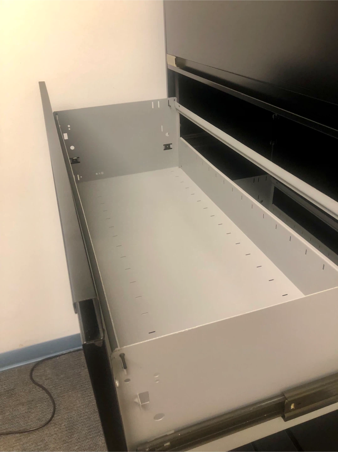 2 x Black 5-Drawer Filing Cabinet - photo 3