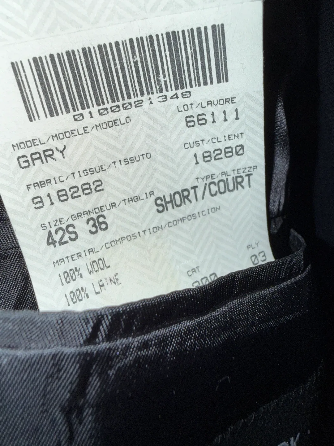 Jones New York Suit - 42S 36 - Gary Model image indicator(4)