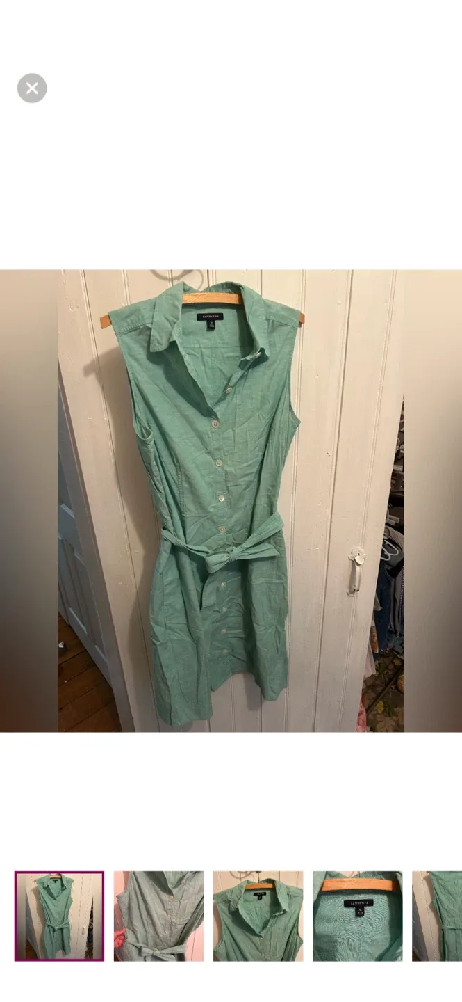 Lands' End Sleeveless Dress - Size 12